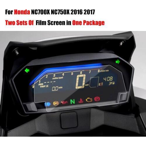 Two Sets Film Screens In One Parcel For Honda NC750 NC750S NC750X NC700 S X NC700S NC700X 2014-2017 Film Screen Protection