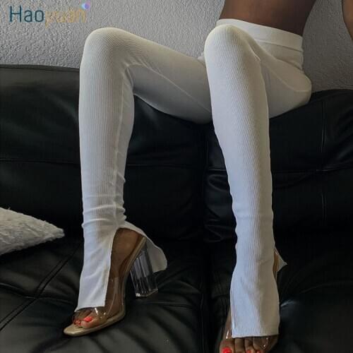 HAOYUAN Women's Knitted Trousers