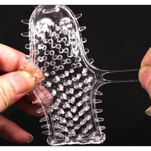 Extension Reusable Condom Penis Sleeve Enlargement Time Delay Male Crystal Clear Condoms Lock Cock Ring Dildo Cover