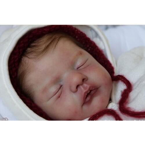 NPK 19inch Reborn Doll Kit Popular Sam Sweet Sleeping baby fresh color soft touch