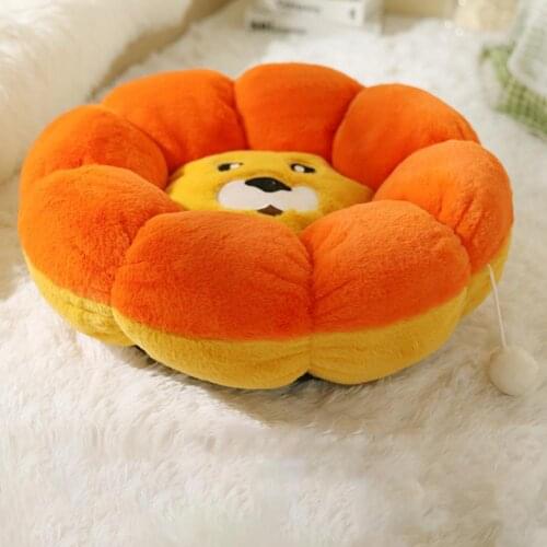 Easy to Clean Soft Thickened Dogs Cats Rounded Warm Bed Pet Supplies