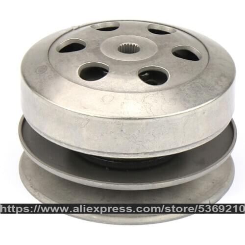 GY6 50 80cc 100 Clutch Pulley Assy Driven Wheel Assembly Belt Pulley Scooter Engine parts Bike Repair Mope CDL-GY6 50