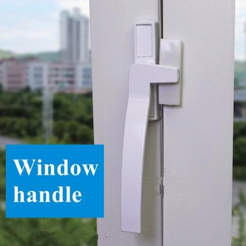 Universal Window Handle with lock buckle latch Thicken plastic steel casement window door Wheel Handle bloqueo ventana aluminio
