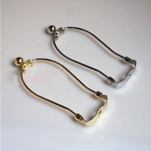 7/8/9/10/11 inch Gold/Chrome Lamp Harp With Ball Light Finial and Harp Holder Set Lampshade Bracket DIY Lighting Accessories