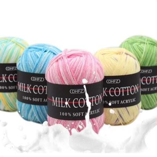 1 PC=50g DIY Knitting Crafts Thread Crochet Wool Yarn for Shawl Children Hat Scarf Gloves Sweater Knit Yarn