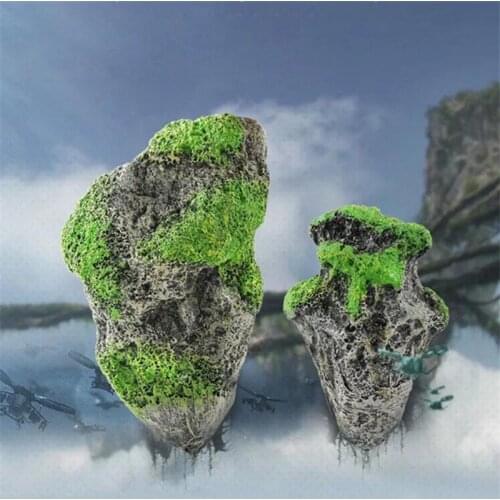 1PC Floating Rock Suspended Artificial Stone Aquarium Decor Fish Tank Decoration Floating Pumice Flying Rock Ornament S/M/L