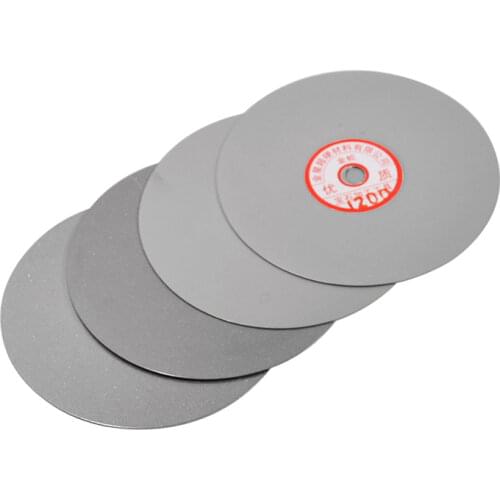 4pcs/set Diamond Polishing Disc 600 800 1200 3000 Grit 6" Flat Lap Grinding Wheel Lapping Grinding Disc Tool Polishing Laps