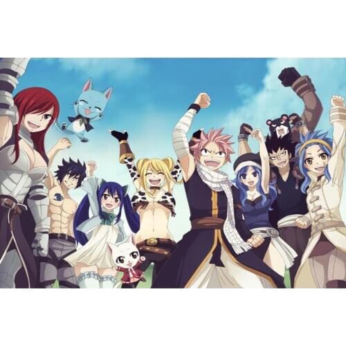 5d Diy Diamond Wall Art Fairy Tail Animation Painting Handmade Cross Stitch Pictures Mosaic Full Square Drill Embroidery Gifts