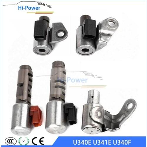 Transmission solenoid valve Kit U340E U341E U341F for 1999-UP Toyota Lexus Corolla s 1.8L NZE121 1NZ-FE ZRE142L