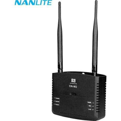 Nanlite CN-W2 2.4G WiFi Wireless Lighting Controller APP Control Dimable for Nanguang LED RGB Light supports multiple lights