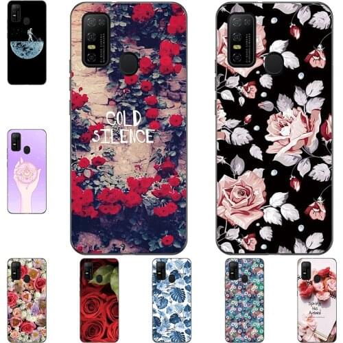 I am alone Phone Case For Doogee N30 2020 6.55 inch Bags Fashion Luxury Color Cartoon Printed Paint Mobile