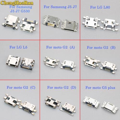 ChengHaoRan micro usb jack charging port connector socket for Blackberry For ZTE L2 for Alcatel For Samsung For LG For MOTO G2