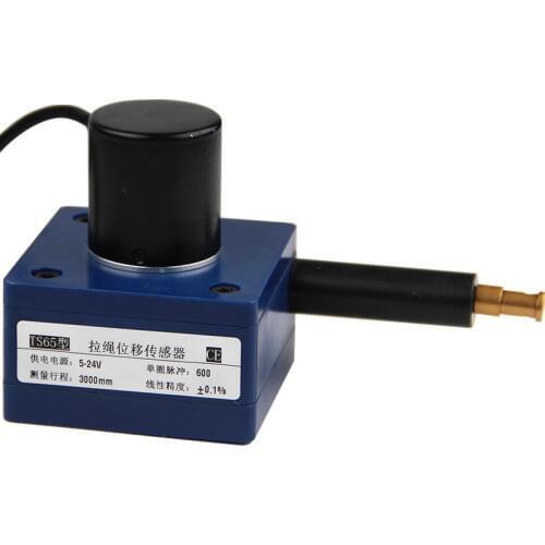 Pull rope displacement sensor special cable encoder plastic incremental rail system