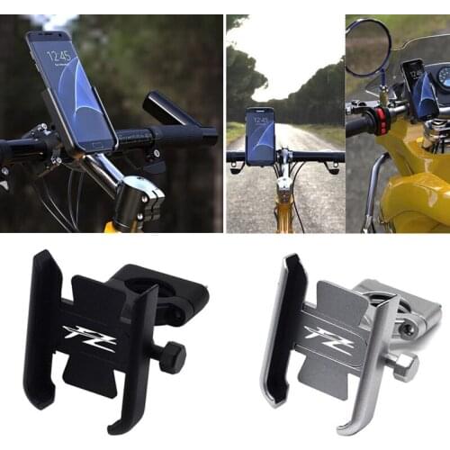 Moto GPS Mobile Phone Holder Motorcycle CNC Aluminum Stand Bracket Accessories For Yamaha FZ1 FZ6 FZ8 FZ 1/ 6/8 FZ With LOGO