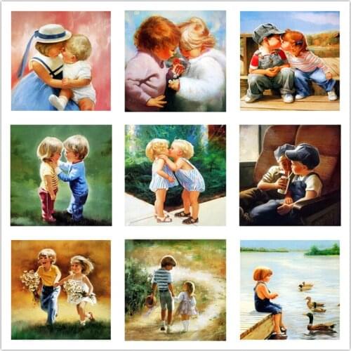 Childhood Boy Girl 5D Diamond Painting Full Square Round Drill Kids Rhinestones Diamond Embroidery Sale Cross Stitch Mosaic Gift