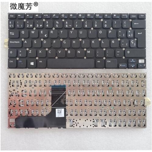 Spanish SP Keyboard For DELL Inspiron 11 3000 3147 11 3148 3138 P20T 3152 3153 3157 3158 7130 2-in-1 series