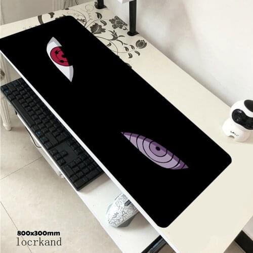 90x40cm Anime Narutoed Mousepad Gamer Uchiha Manga Carpet Gaming Mousepad Gamer To Keyboard Mats Laptop Desk Mat for Csgo Gift