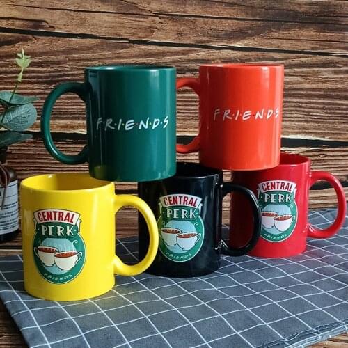 Friends Tv Show Coffee Mugs Ceramic Tea Water Cups Creative Drinkware Coffeeware
