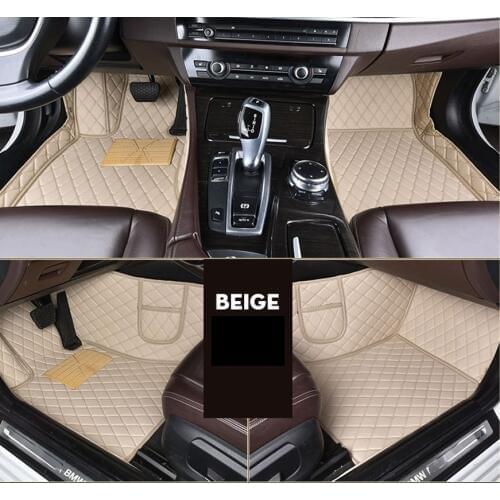 Leather car floor mats for Acura All Models MDX RDX ZDX RL TL ILX TLX CDX car accessories AUTO sticker Custom foot mat