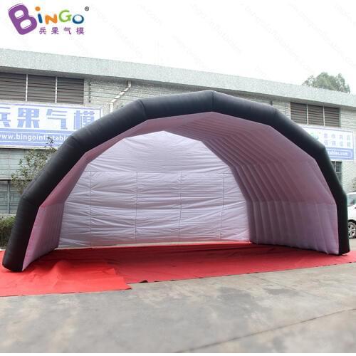 7m x 5m x 4m black outside white inside inflatable tent , personalized inflatable canopy tent toy tent