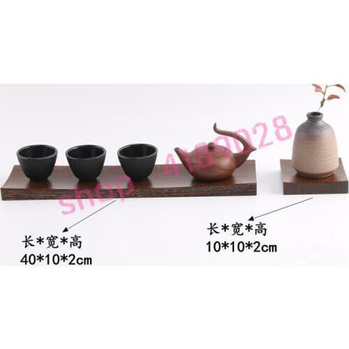 Natural chicken wings, solid wood, Japanese style, dry tea tray, tea ceremony ornaments