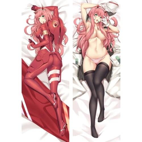 2021 NEW Anime DARLING in the FRANXX-zero two pillow Cover Dakimakura Sexy 3D girl Bed embrace body pillowcase Cartoons cosplay