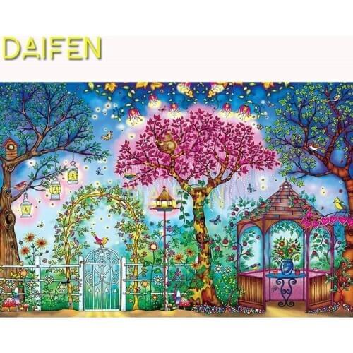 Full Square Diamond painting garden door tree bird squirrel Full Round Diamond mosaic 5D DIY Diamond embroidery Cross stitch