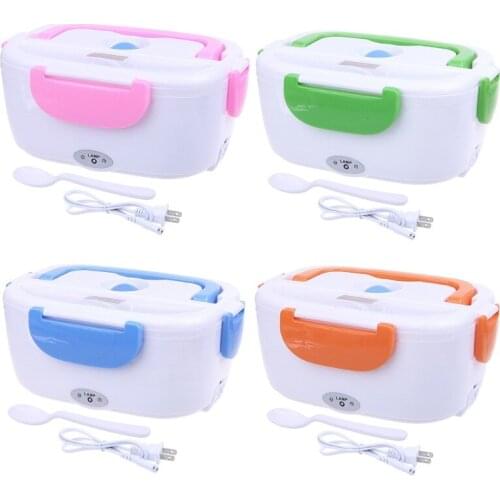 Portable Electric Kids Cooking Bento Container Self Heating Food Heated Lunch Box