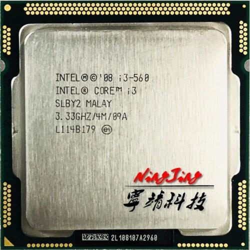 Intel Core i3-560 i3 560 3.2 GHz Dual-Core CPU Processor 4M 73W LGA 1156