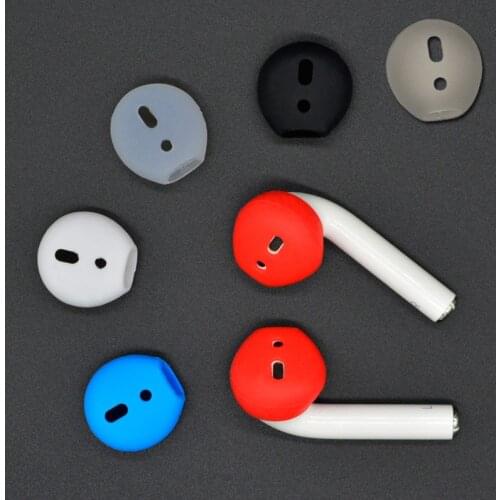 1 Pairs Universal Earphone Case Cover for Airpods Silicone Anti Slip Soft Ear Tips Earbuds Caps for iPhone Earpads Eartips