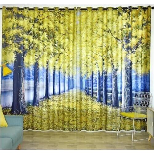High quality Customized new curtains living room bedroom windshield heat insulation soundproof and blackout curtains