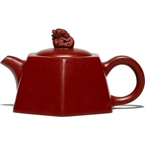 Yixing Purple Clay Tea Pot 120ml Zisha Ceramic Handmade Liuliu Dashun Dahongpao Teapot Traditional Chinese Tea Set