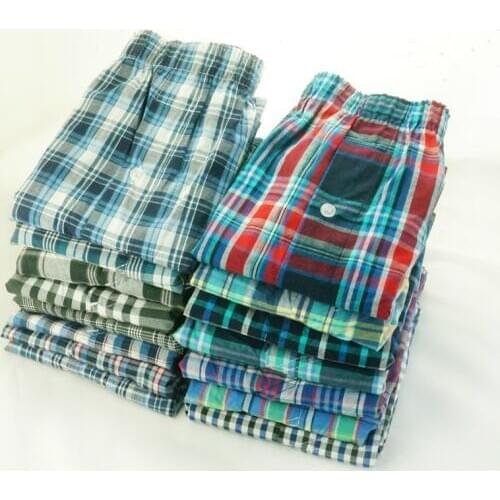 5 Pack Mens Underwear Woven Boxer Hombre Men Breathable Boxershorts Cotton Panties Male Gauze Shorts Plus Size