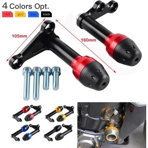 1 Pcs Left & Right Frame Sliders Crash Pads For Yamaha YZF R3 R25 2014-2016 CNC Aluminium 7 Colors