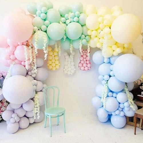 20/40/60/80pcs 5inch Rainbow Pastel Balloons Candy Macaron Latex Balloons Wedding Birthday Party Baby Shower Decor Air Globos