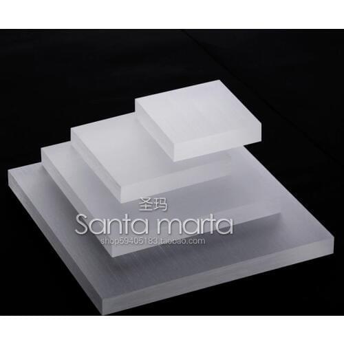 Lot of 4 Jewelry Display Board Frosted/ clear / white Acrylic Jewelry Display Blocks Jewellry/Watch Display Stand