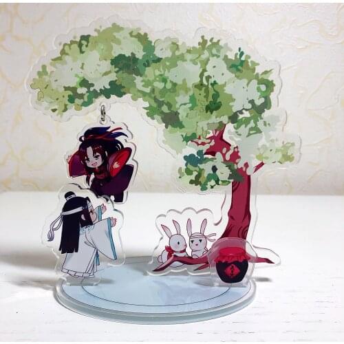 Anime Mo Dao Zu Shi Grandmaster of Demonic Cultivation Lan Wangji Wei Wuxian Acrylic Stand Figure Model Plate Display Decor Toy