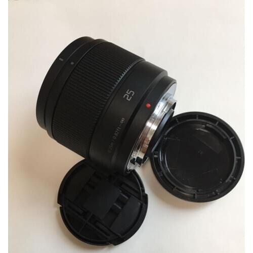 Used Lens G 25mm F/1.7 ASPH , H-H025 Black For Panasonic Lumix DC-GF10 DMC-GF9 DMC-GH4 DMC-GX7 DC-G9 DC-GX9 DMC-GX85 DMC-GX80