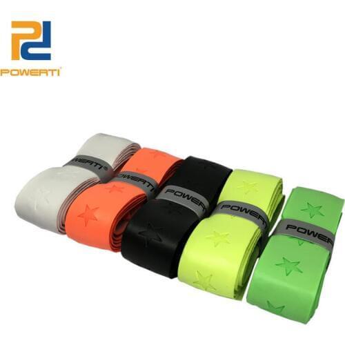Free Shipping-8 pcs/lot- Brand POWERTI Star Racket Grip / Racket Overgrip for Tennis Racket Badminton Racket Squash Racket