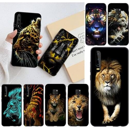 Animal Lion Tiger Cheetah Phone Case for Huawei P40 P30 P20 lite Pro Mate 30 20 Pro P Smart 2020 prime