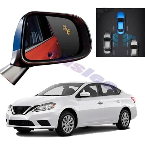 Car BSM BSD BSA Radar Warning Safety Driving Alert Mirror Detection Sensor For Nissan Pulsar Sentra Sylphy G17 2012~2019