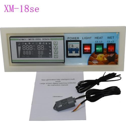 1set XM-18se Incubator controller Incubator Controller Full Automatic Control With Temperature Humidity Sensor Probe