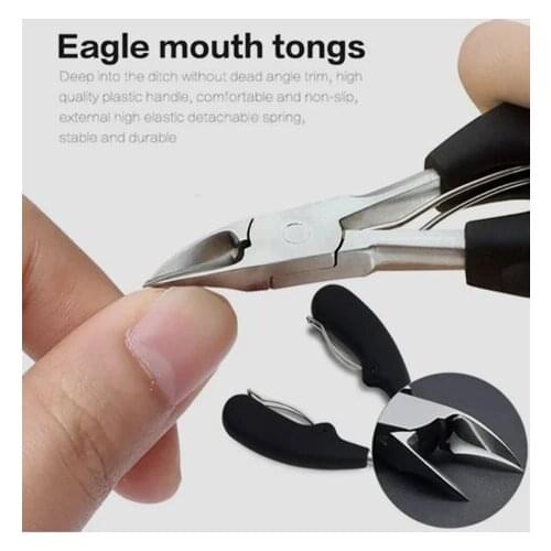 Medical-Grade Carbon Steel Nail Clipper Cutter Professional Manicure Trimmer High Quality Toe with Clip Catcher False Nail Tips