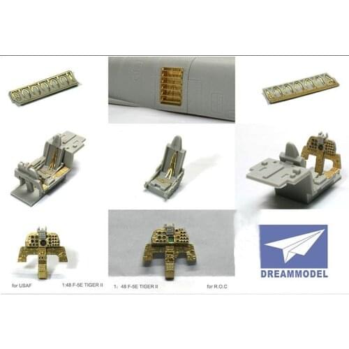 Dream model DM2007 1/48 Scale Etching piece modification for AFV F-5E TIGER II