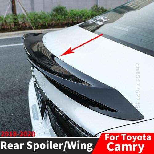 Modified Splitter Diffuser Body Kit Decoration Tuning Accessories Roof Rear Spoiler Wing For Toyota Camry 2018 2019 2020