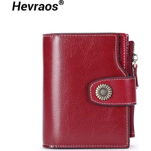 2021 Fashion Cow Leather Women Wallet Female Coin Purse Cards Holder Luxury Brand Small Zip Wallets Designer Purses Money Clip