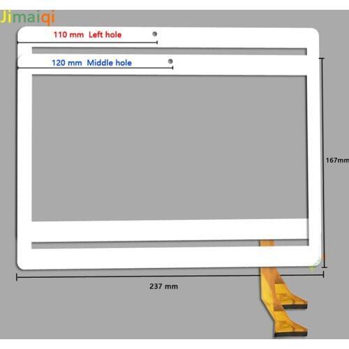 New Phablet Panel For 10.1'' inch mjk-0746-fpc tablet External capacitive Touch screen Digitizer Sensor replacement Multitouch