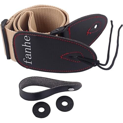 Polyester Guitar Strap Block Rubber Safety Lock Washer for Guitar Bass Parts