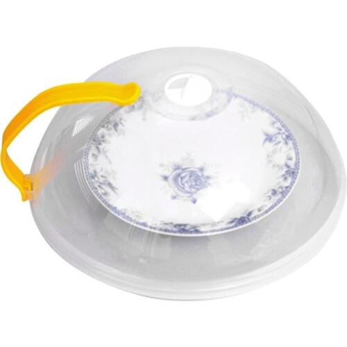 Professional Microwave Food Anti-Sputtering Cover With Handle Heat Resistant Lid for Microwave Food