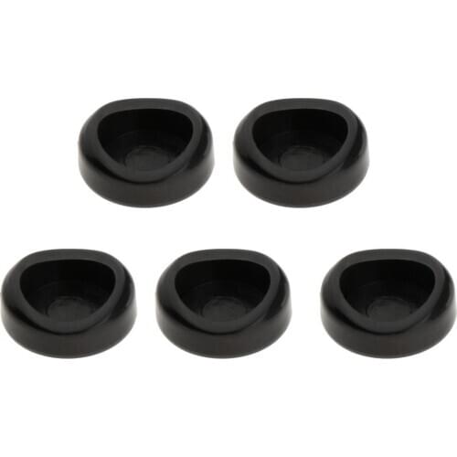 Saxophone Sax 24mm Black Plastic Key Buttons Cover Thumb Rest Buuton for Left Hand Thumbrest